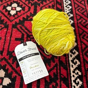 dover street dk merino yarn • pollen yellow • 110 g
